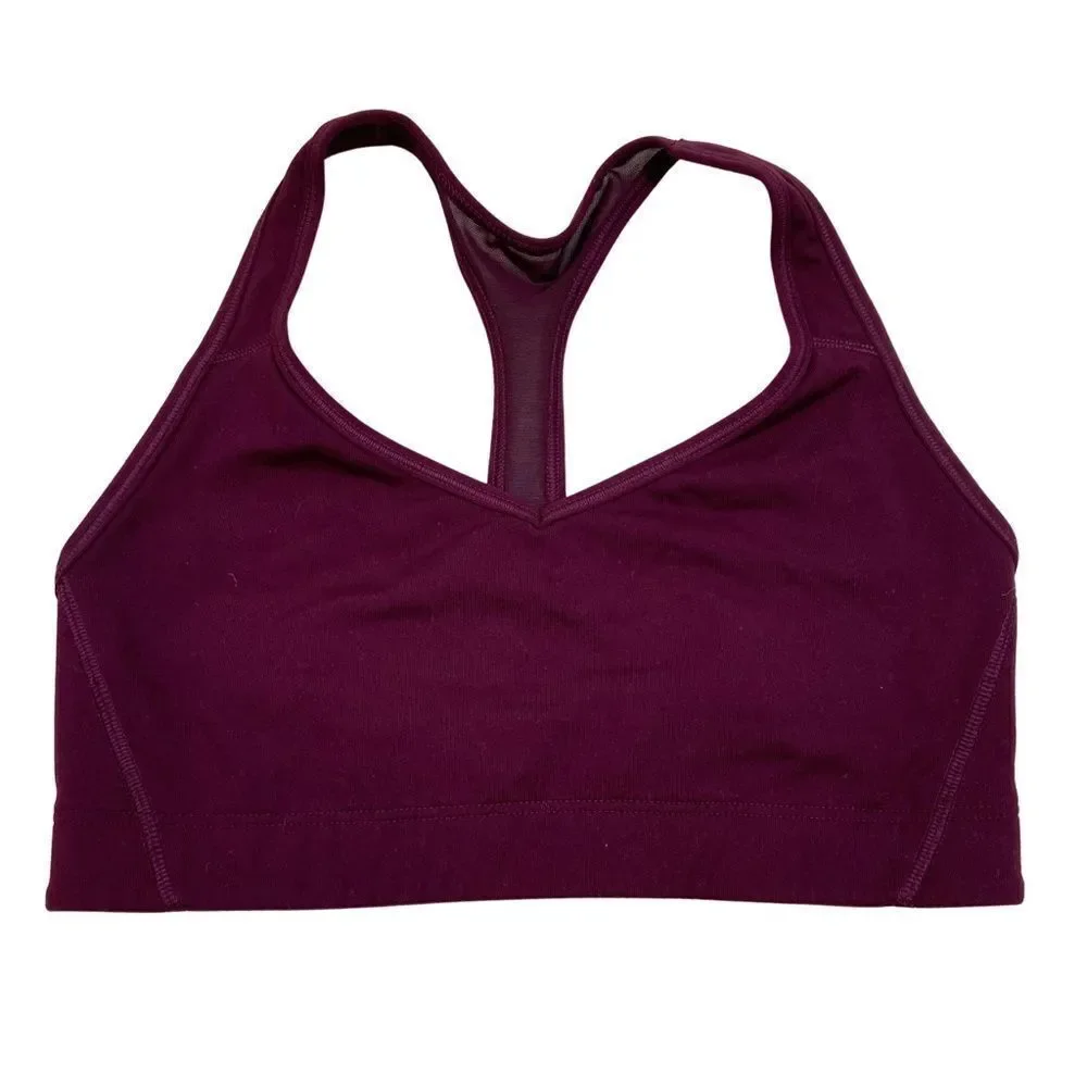 Victoria’s Secret Sport Burgundy‎ Medium Support Sports Bra Size Small